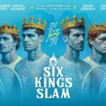 Cartel del torneo Six Kings Slam 2025 con tenistas destacados