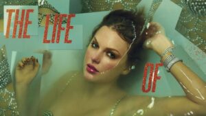 Taylor Swift en una imagen promocional de su álbum The Life of a Showgirl