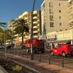 Vehículos de la UME y Bomberos en Ibiza tras inundaciones