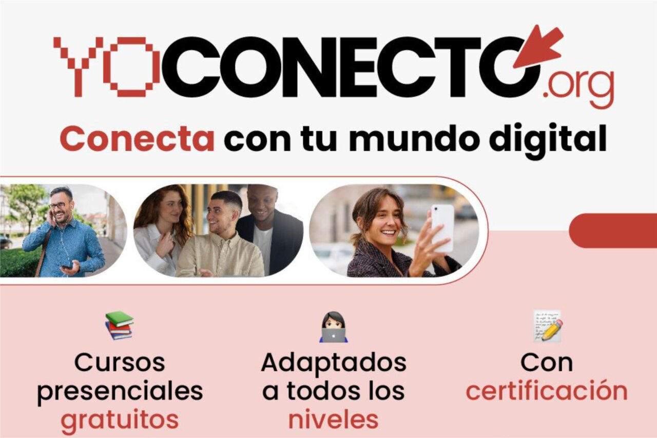 Imagen promocional del curso de marketing digital Yo Conecto