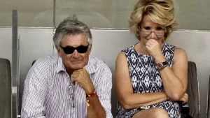 Fernando Ram&iacute;rez de Haro, con Esperanza Aguirrre