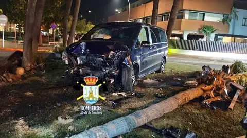 Así quedó el auto de Cayetano Rivera tras el fuerte accidente