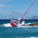 Se desintegra el mítico velero con pasado nazi encallado en Formentera hace 15 meses