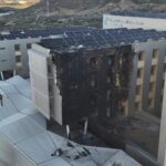Chaos at dawn at Santa Lucía hospital: evacuation due to fire that surprised patients and personnel