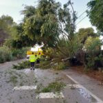 Fuertes lluvias provocan incidencias en Ibiza: reabierta la carretera del aeropuerto y cortes puntuales por inundaciones