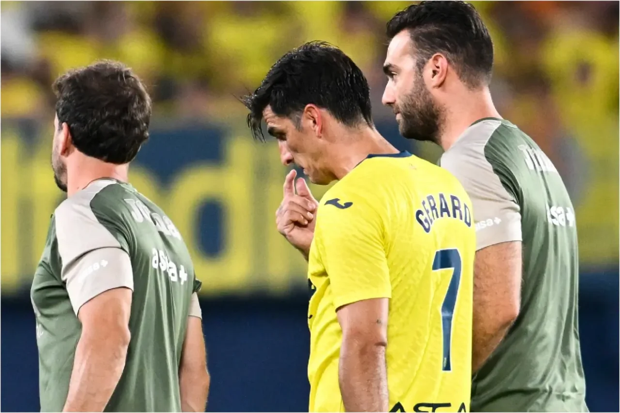 Gerard Moreno se retira lesionado del partido