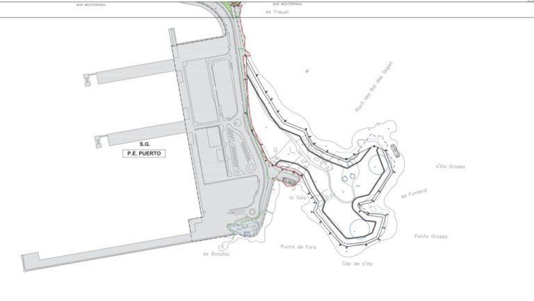La clasificación del suelo urbano de la zona de Botafoc.