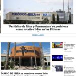 Las portadas de la batalla de la prensa de Ibiza.