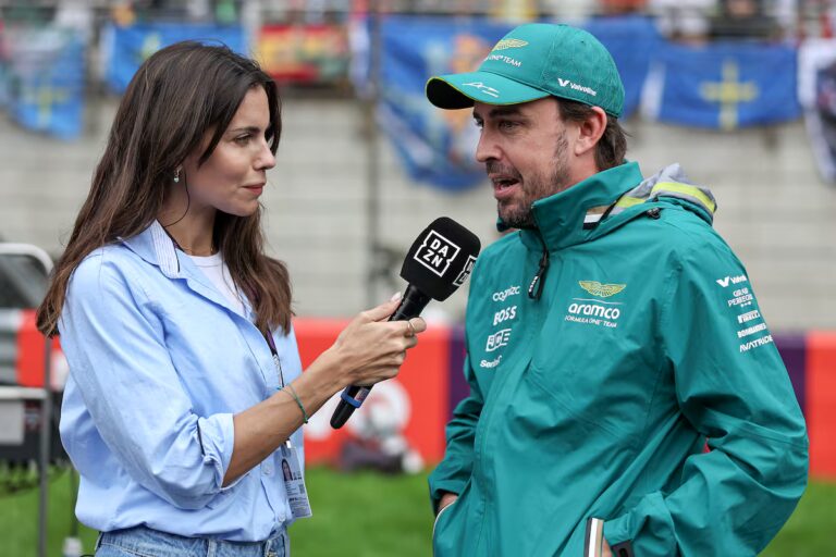 Melissa Jiménez y Fernando Alonso