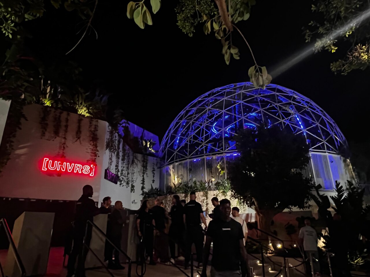 Entrance to [UNVRS]. Photo: La Voz de Ibiza