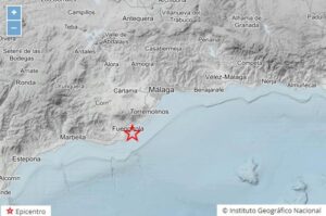 El terremoto en M&aacute;laga de este viernes ha tenido epicentro en Fuengirola