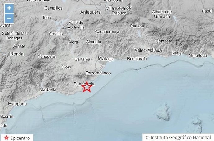El terremoto en Málaga de este viernes ha tenido epicentro en Fuengirola