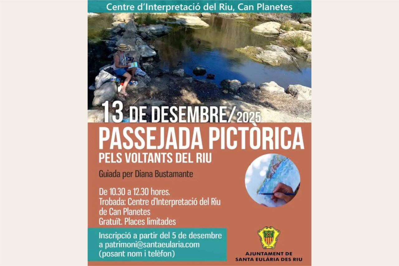 Pictorial walk along the Santa Eulalia river