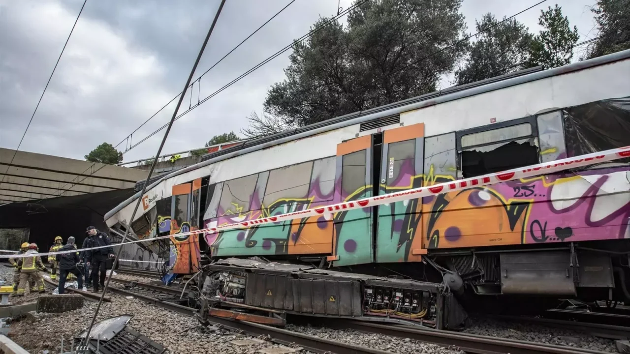 Accidente de tren en Barcelona
