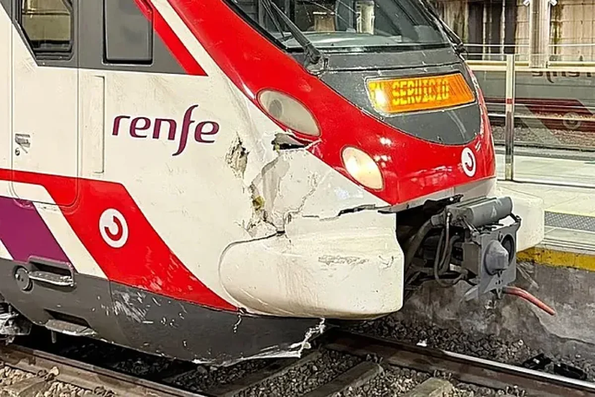 El tren de Cercan&iacute;as afectado este jueves en Asturias