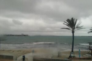 Borrasca en Sant Antoni, Ibiza.