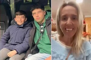 Cristina &Aacute;lvarez, su hijo Pepe Zamorano y su sobrino F&eacute;lix Zamorano