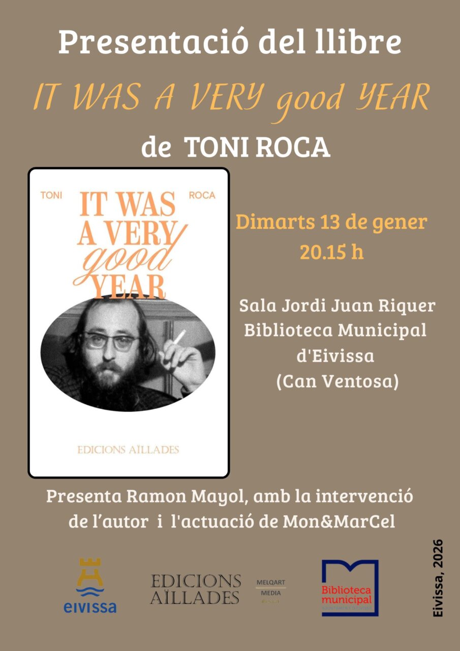 Presentation of the book &ldquo;It was a very good year&rdquo; by Toni Roca