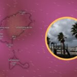 Dos municipios de Ibiza están en el foco del viento extremo: qué se espera de la borrasca Joseph