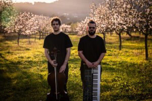 Los integrantes de Felt Oxytocin, Samuel Pérez (piano) y Carlos Vesperinas (violonchelo)