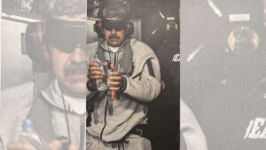 Maduro detenido, esposado en el interior de un buque de guerra de Estados Unidos.