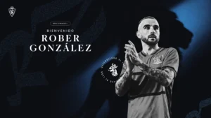 El Real Zaragoza le da la bienvenida a Rober Gonz&aacute;lez