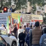 Conmoción en Los Ángeles: un mitin contra el régimen iraní acaba en caos tras la irrupción de un camión en la multitud