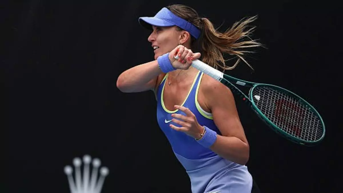 Paula Badosa en el Open de Australia