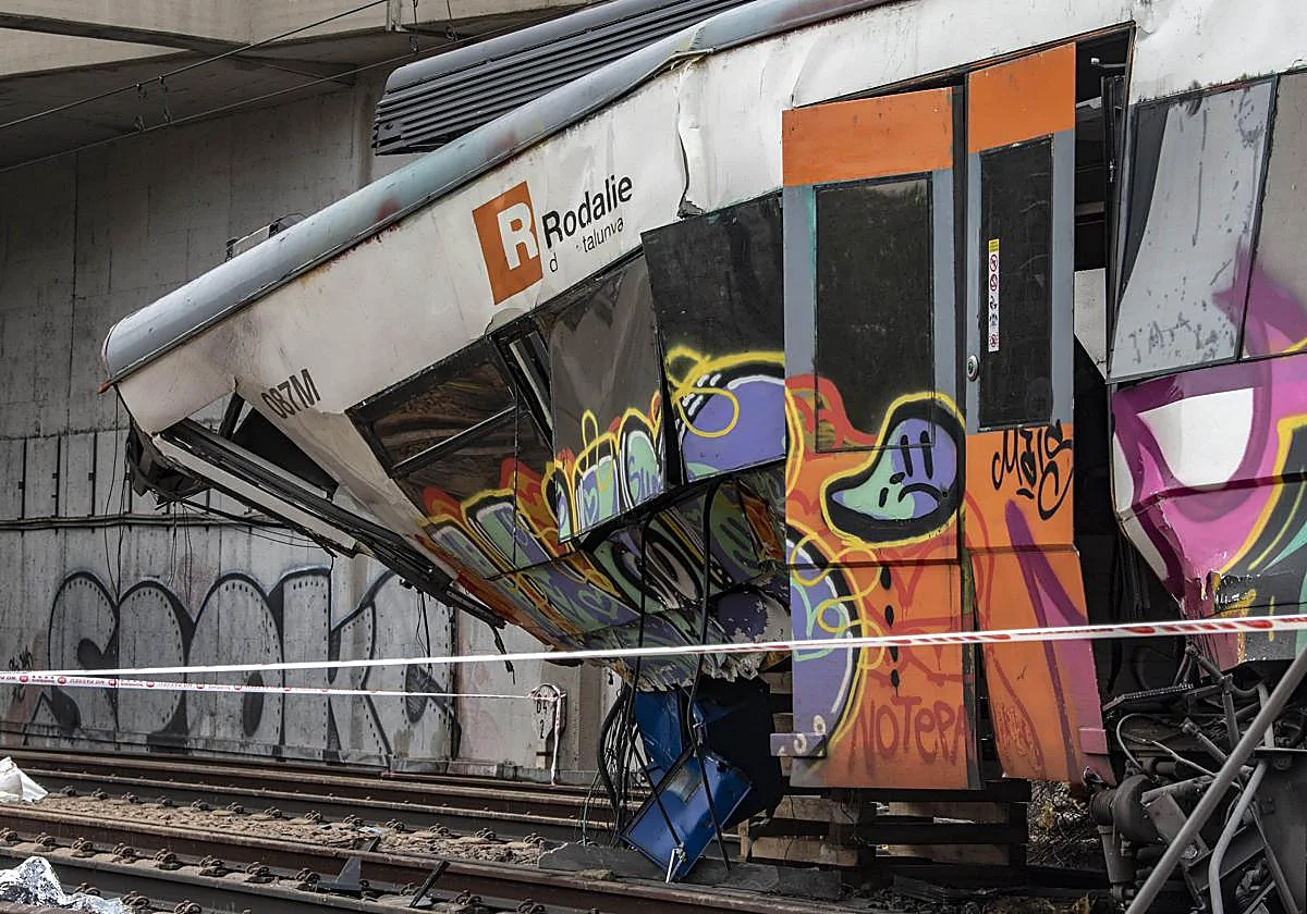 Accidente de tren en Barcelona