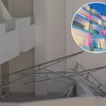El viento arranca placas solares de un hotel de Ibiza y las lanza a un balcón vecino