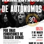 &ldquo;Sin aut&oacute;nomos no hay futuro&rdquo;: nueva protesta el 2 de marzo en Ibiza