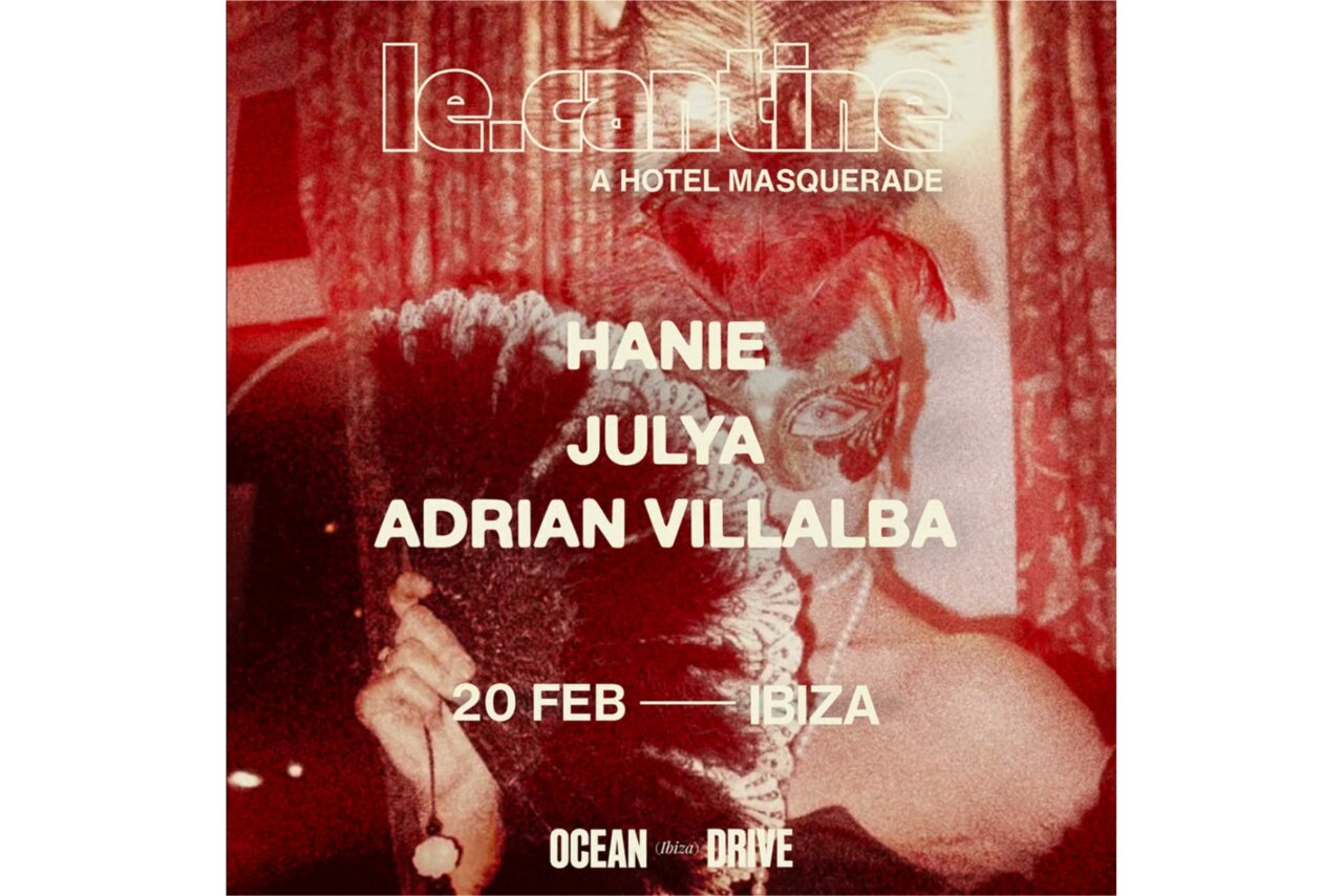 Noche elegante de máscaras y house en Ocean Drive Ibiza con Le.Cantine