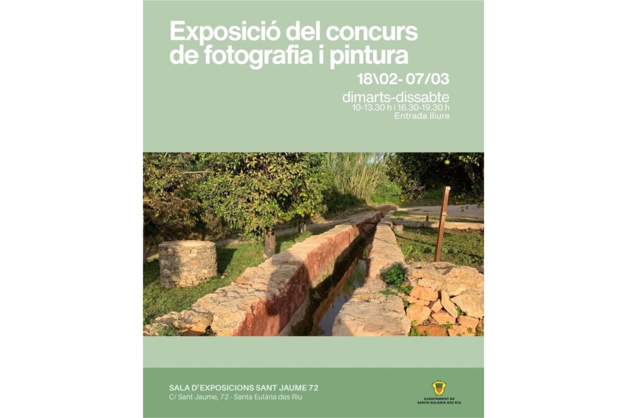 Santa Eulària: Exposición del concurso de fotografía y pintura
