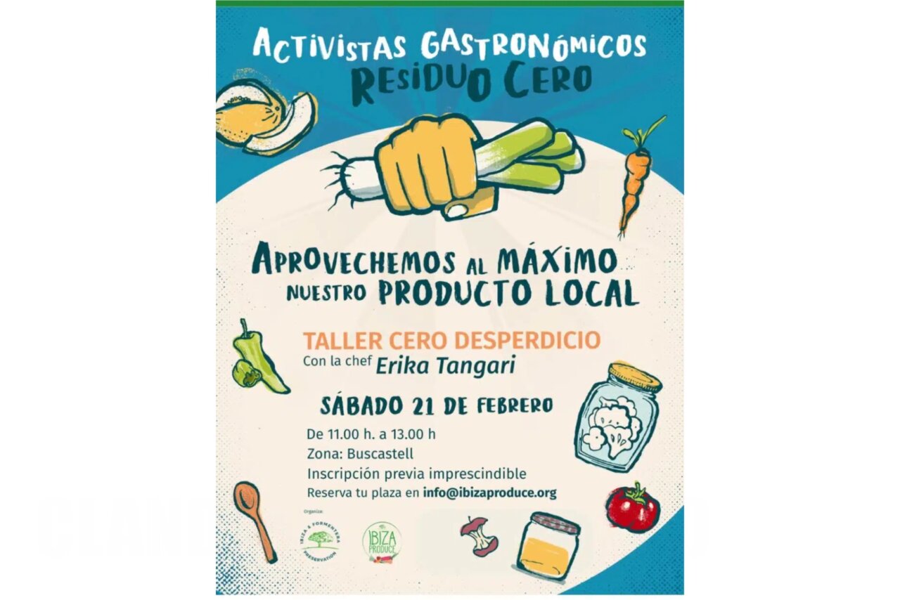 Ibiza Produce organiza un taller gratuito sobre cocina sostenible en Buscastell