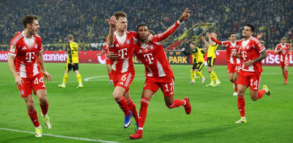 Joshua Kimmich y Michael Olise, del Bayern de M&uacute;nich