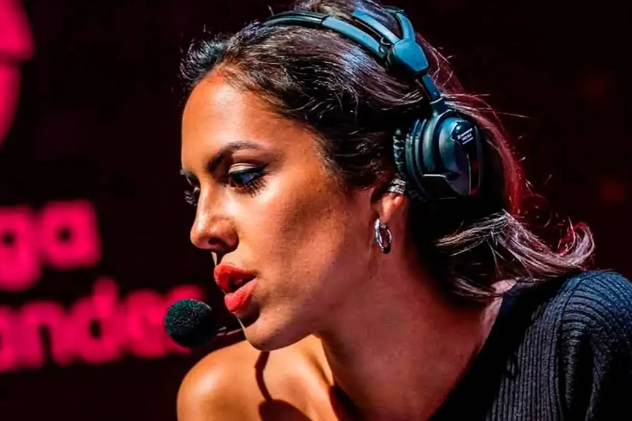 Alba Oliveros, narradora de LaLiga