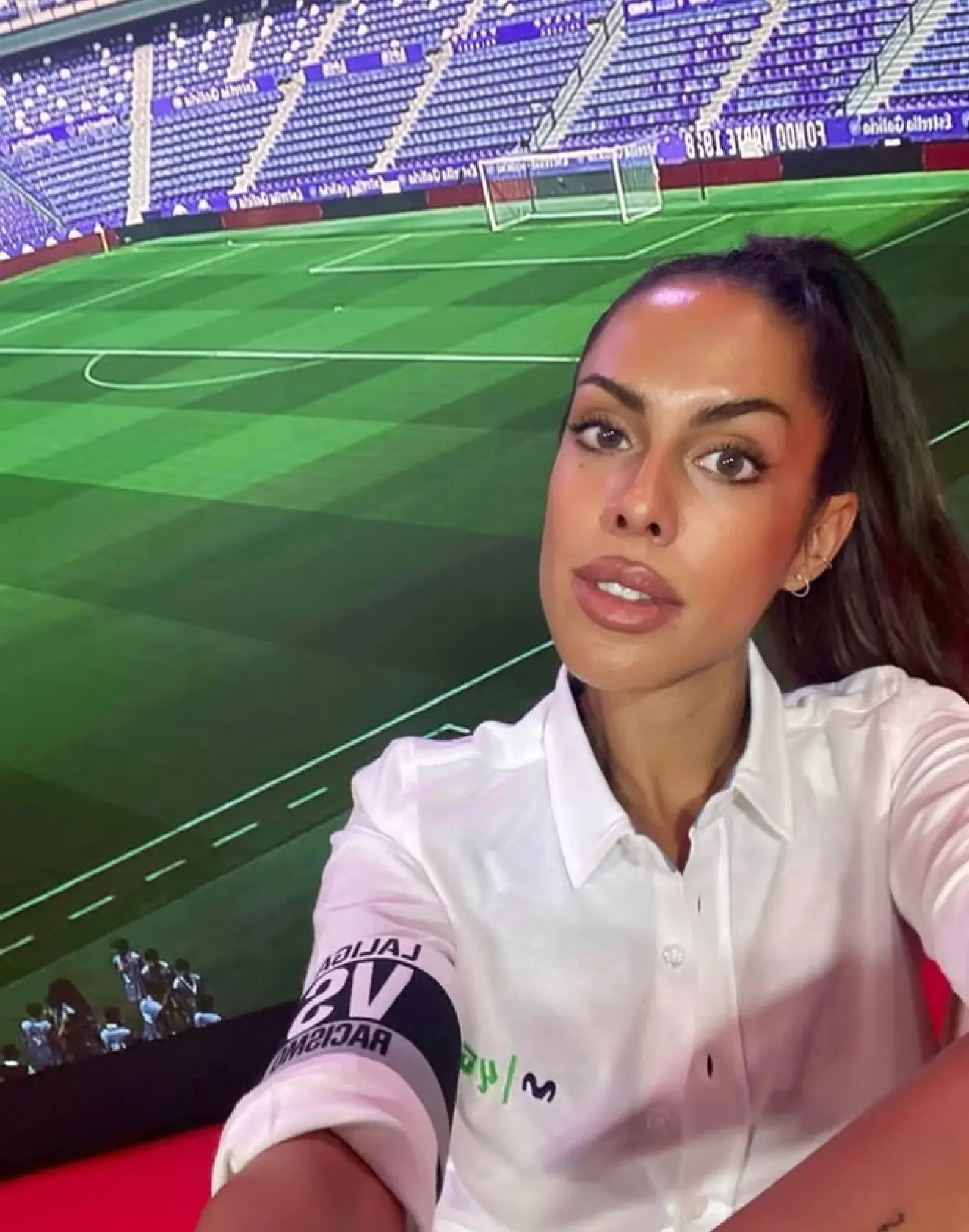 Alba Oliveros, narradora de LaLiga