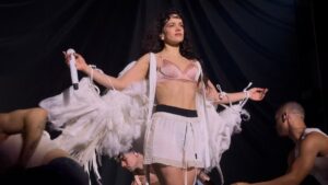 Rosal&iacute;a en su concierto en Lyon