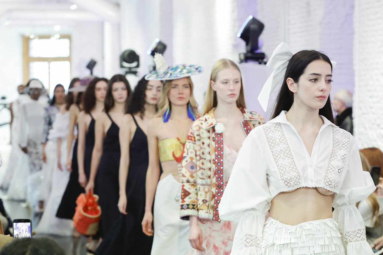 Carrusel de creaciones de Adlib Ibiza en Omoda Madrid.