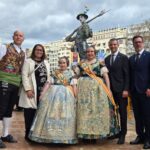 La delegaci&oacute;n de Ibiza en Valencia con motivo de las Fallas.