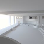 Uno de los renders del proyecto de Lío en el Hotel Corso.