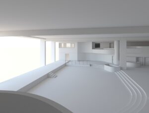 Uno de los renders del proyecto de Lío en el Hotel Corso.