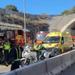 Accidente en la M-50: un camión derrama material peligroso en un túnel y obliga a cortar la carretera