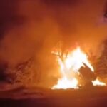 As&iacute; evoluciona el joven herido tras estrellarse contra un &aacute;rbol y quedar su coche en llamas