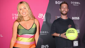 Danielle Collins y Corentin Moutet