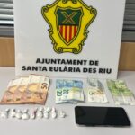 Nervios, droga y billetes: as&iacute; cay&oacute; un hombre en un control en Santa Eul&agrave;ria