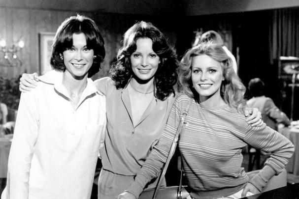 Kate Jackson, Jaclyn Smith y Cheryl Ladd en 1978