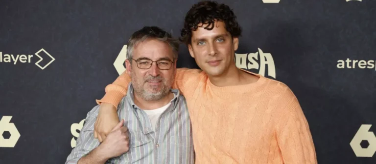 Jordi &Eacute;vole y Eduardo Casanova, en el preestreno en Madrid de 'Sidosa'