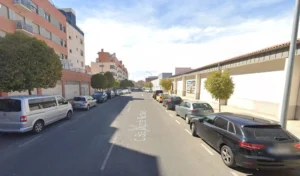 La calle de Ciudad Real donde cayó un rayo sobre una vivienda