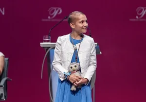 María Caamaño durante la entrega de los Premios Castilla y León, el pasado junio